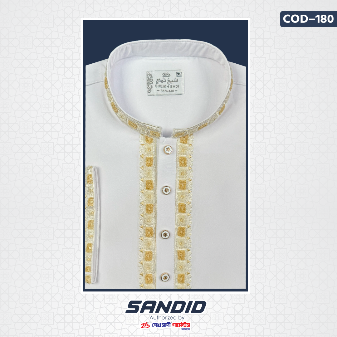 Premium Quality Embroidery Panjabi